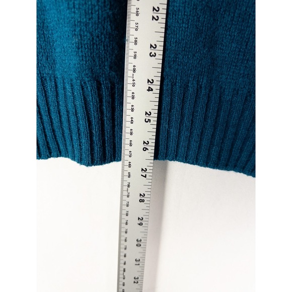 VTG LL Bean Sweater Mens XL Blue Knit Wool Ireland Pullover Fisherman Granpa - Picture 6 of 9